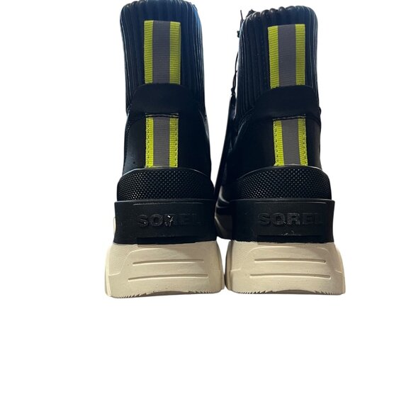 Sorel Women's Brex Cozy Lace Bootie Sneaker Black Size 5.5 - Picture 3 of 7